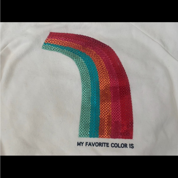 Rainbow sweatshirt - Picture 2 of 3